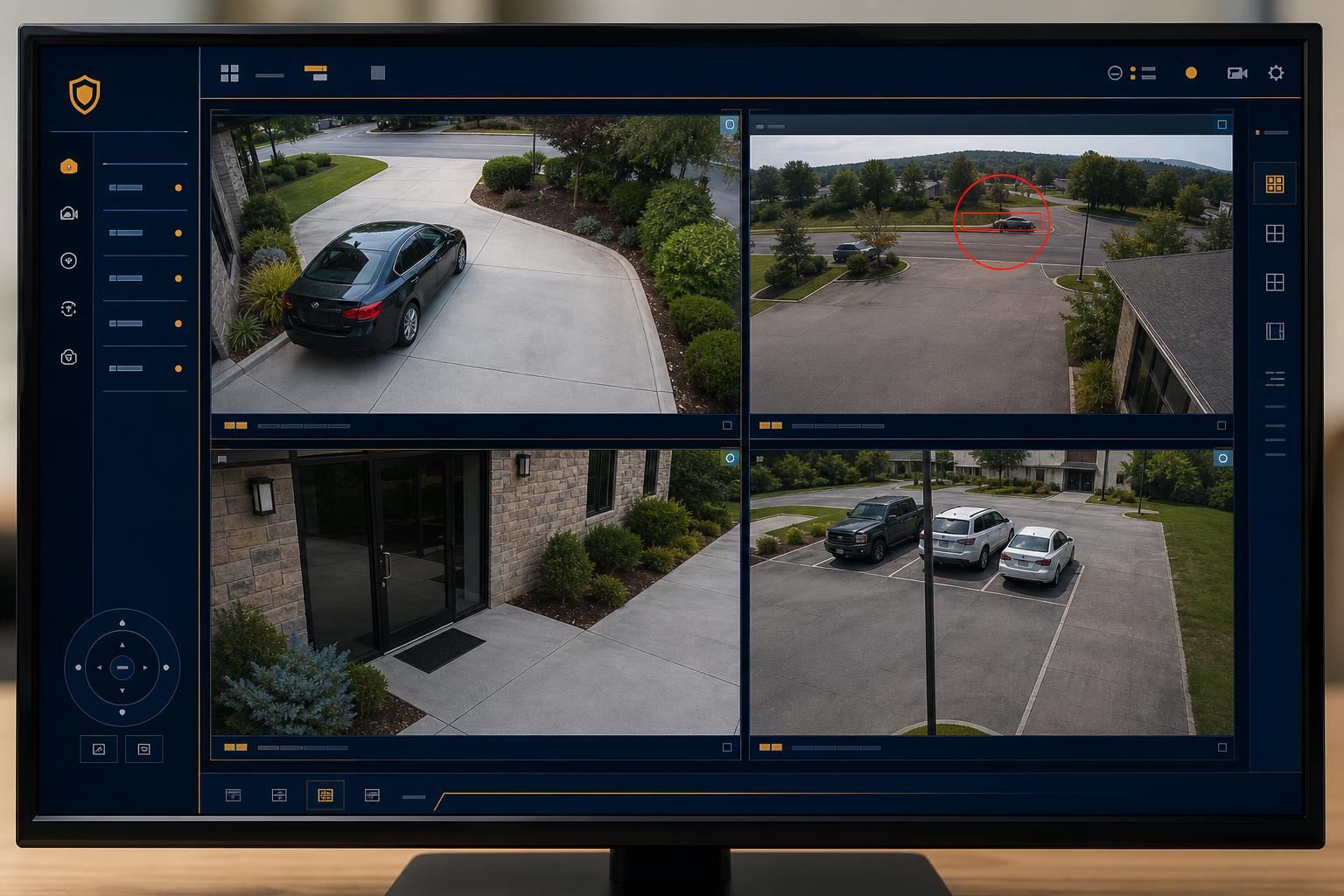 Driveway camera angle missing useful detail